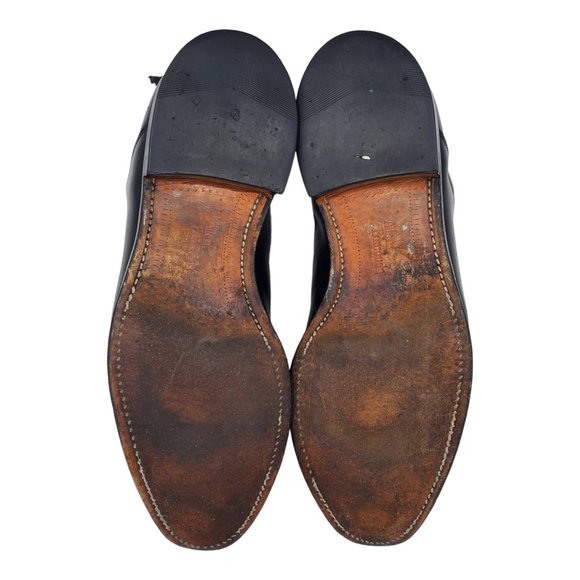 Allen Edmonds Men\'s Weybridge Black Leather Oxfords Shoes Size 10.5D